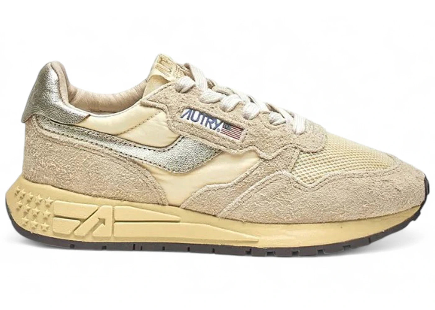 Autry Reelwind Low Sand Metallic Silver (Women's) - vue 360