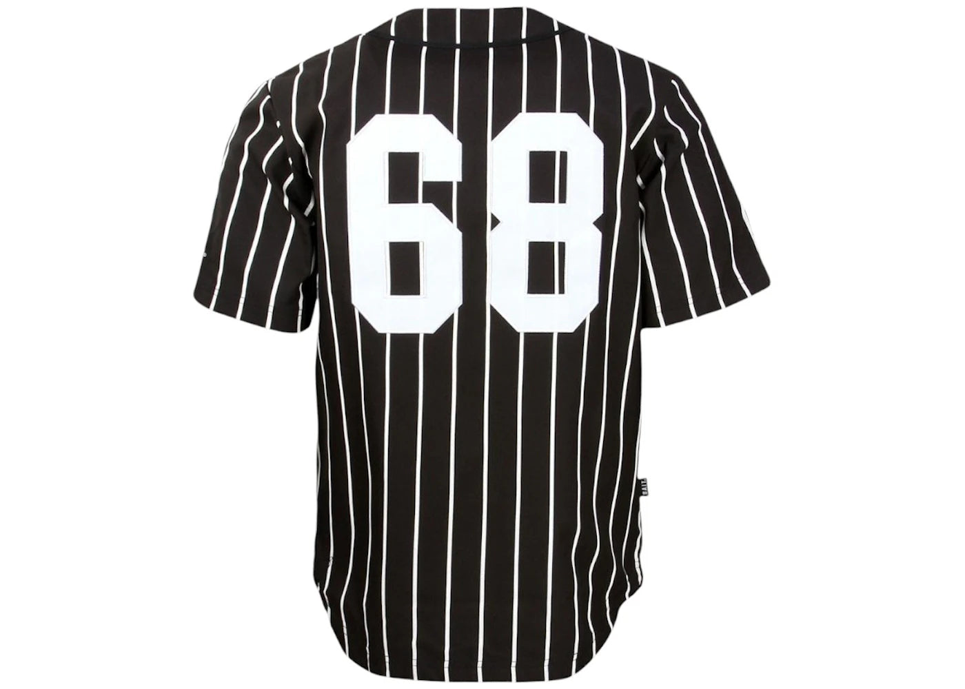 BAIT Sluggers Pinstripe Baseball Jersey Black/White - vue secondaire B