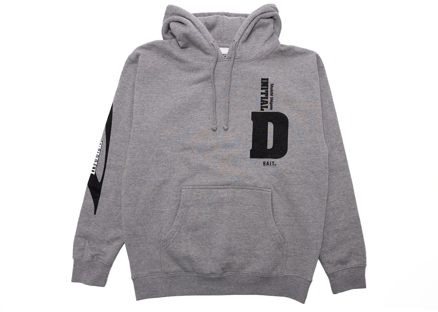 BAIT x Initial D Drift Design Hoodie Gray - vue secondaire B