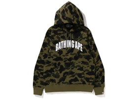 BAPE 1St Camo Pullover Hoodie (FW22) Green