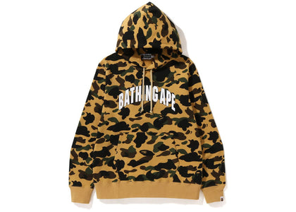 BAPE 1St Camo Pullover Hoodie (FW22) Yellow - authentic BAPE apparel