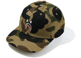 BAPE 1St Camo Shark Panel Cap (FW20) Green - authentic BAPE product