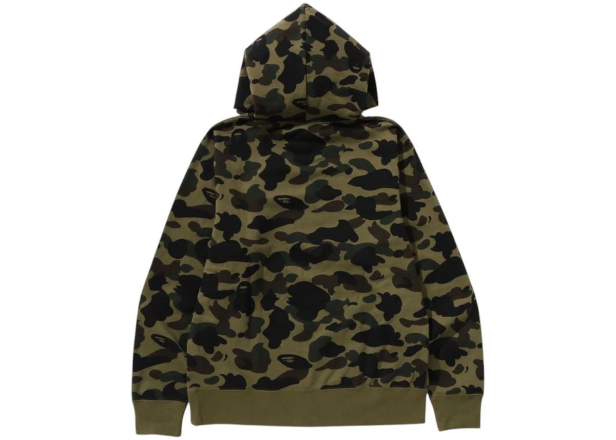BAPE 1st Camo Bape Pullover Hoodie Green - vue secondaire B
