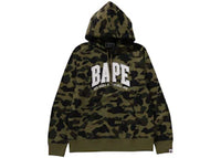 BAPE 1st Camo Bape Pullover Hoodie Green