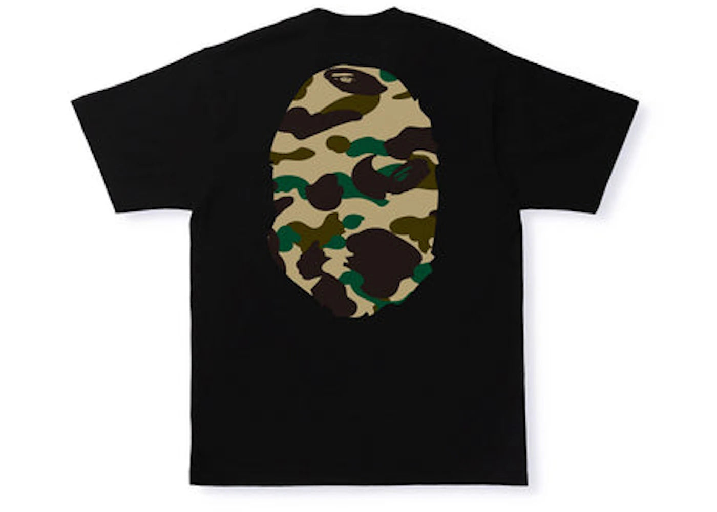 BAPE 1st Camo Big Ape Head Tee Black/Yellow