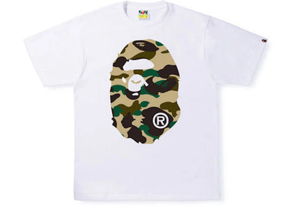 BAPE 1st Camo Big Ape Head Tee White/Yellow - product view 2