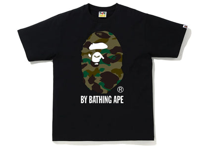 BAPE 1st Camo By Bathing Ape Tee Black/Green - authentic BAPE product