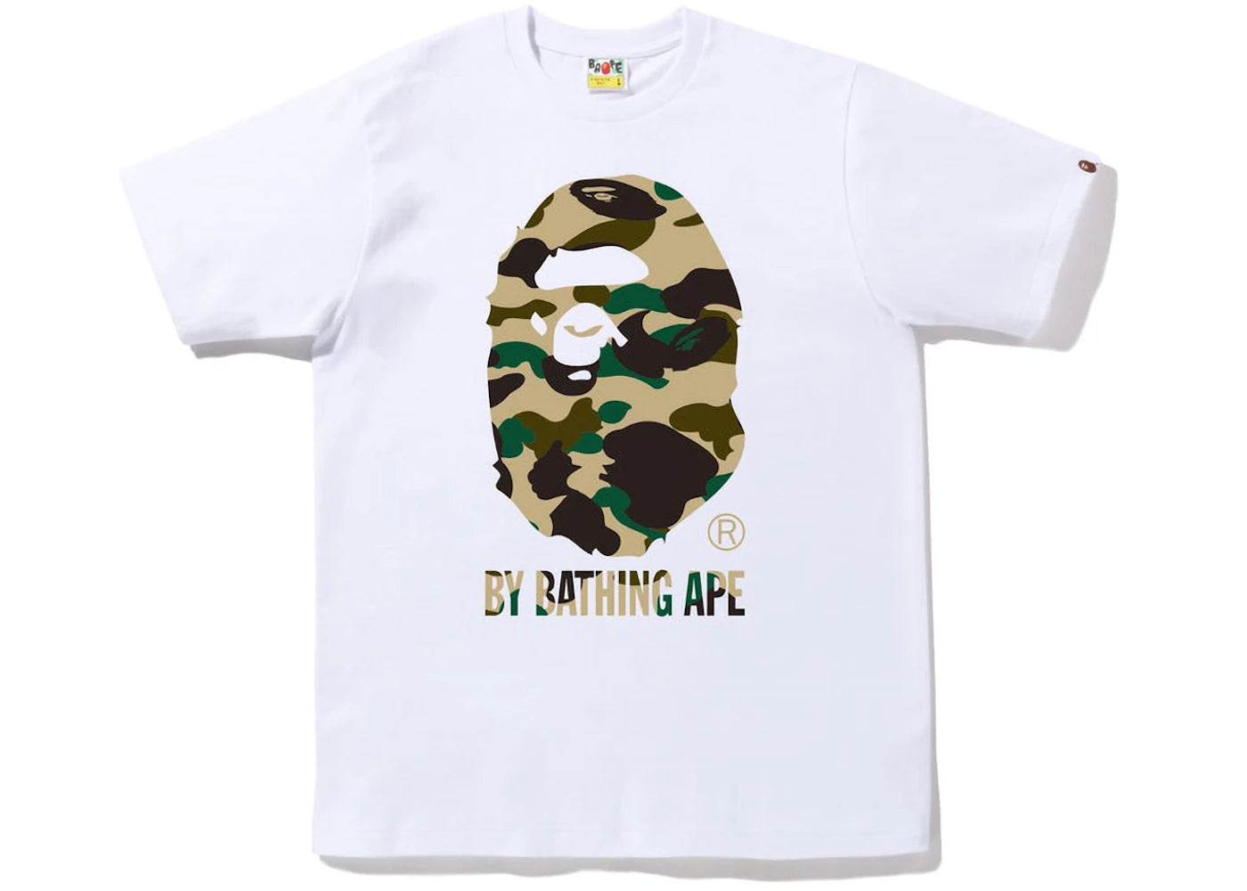 BAPE 1st Camo By Bathing Ape Tee (FW22) White Yellow - vue 360
