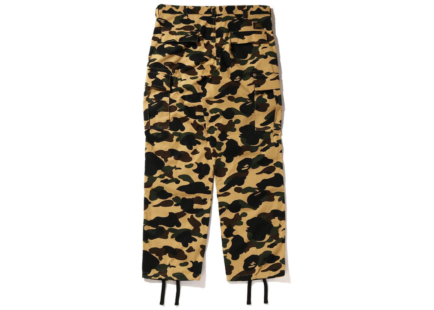 BAPE 1st Camo Cargo Pants (SS22) Yellow - vue secondaire B