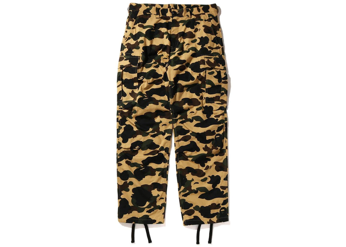 BAPE 1st Camo Cargo Pants (SS22) Yellow - vue secondaire B