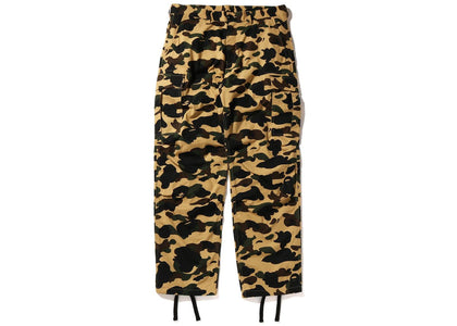 BAPE 1st Camo Cargo Pants (SS22) Yellow - apparel view 2