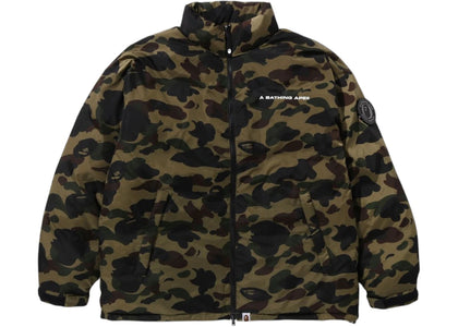 BAPE 1st Camo Down Jacket (SS25) Green - apparel view 2