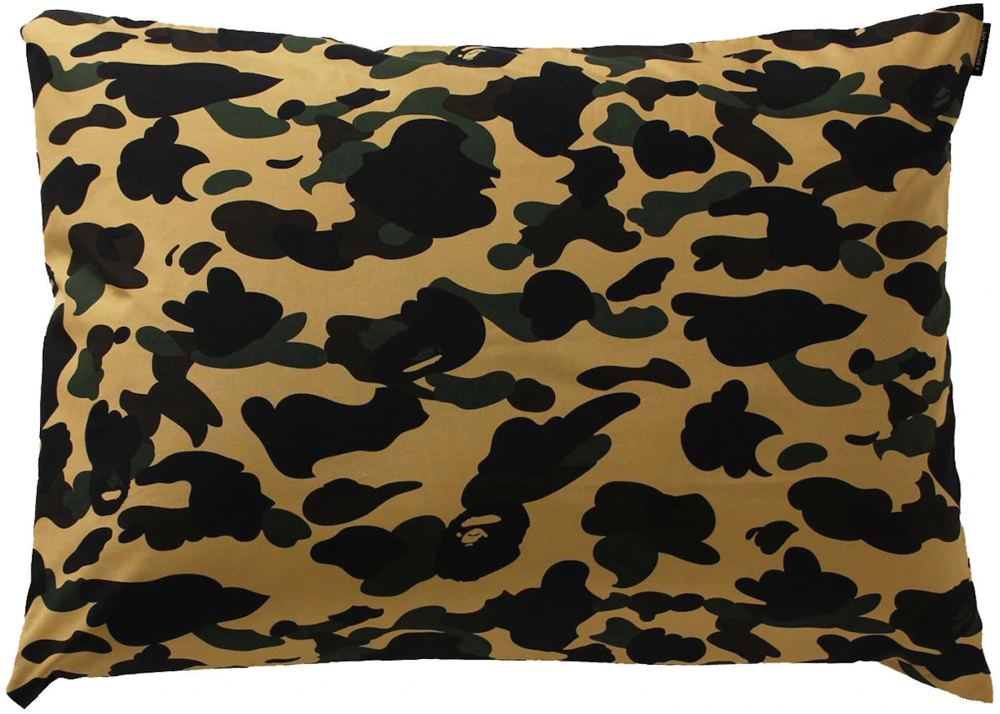 BAPE 1st Camo Large Pillow Case Yellow - vue secondaire A