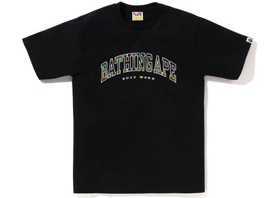 BAPE 1st Camo Logo Tee Black Green