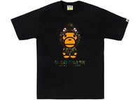 BAPE 1st Camo Milo Shark FZH Tee Black/Green