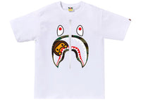 BAPE 1st Camo Milo Shark Tee White/Green