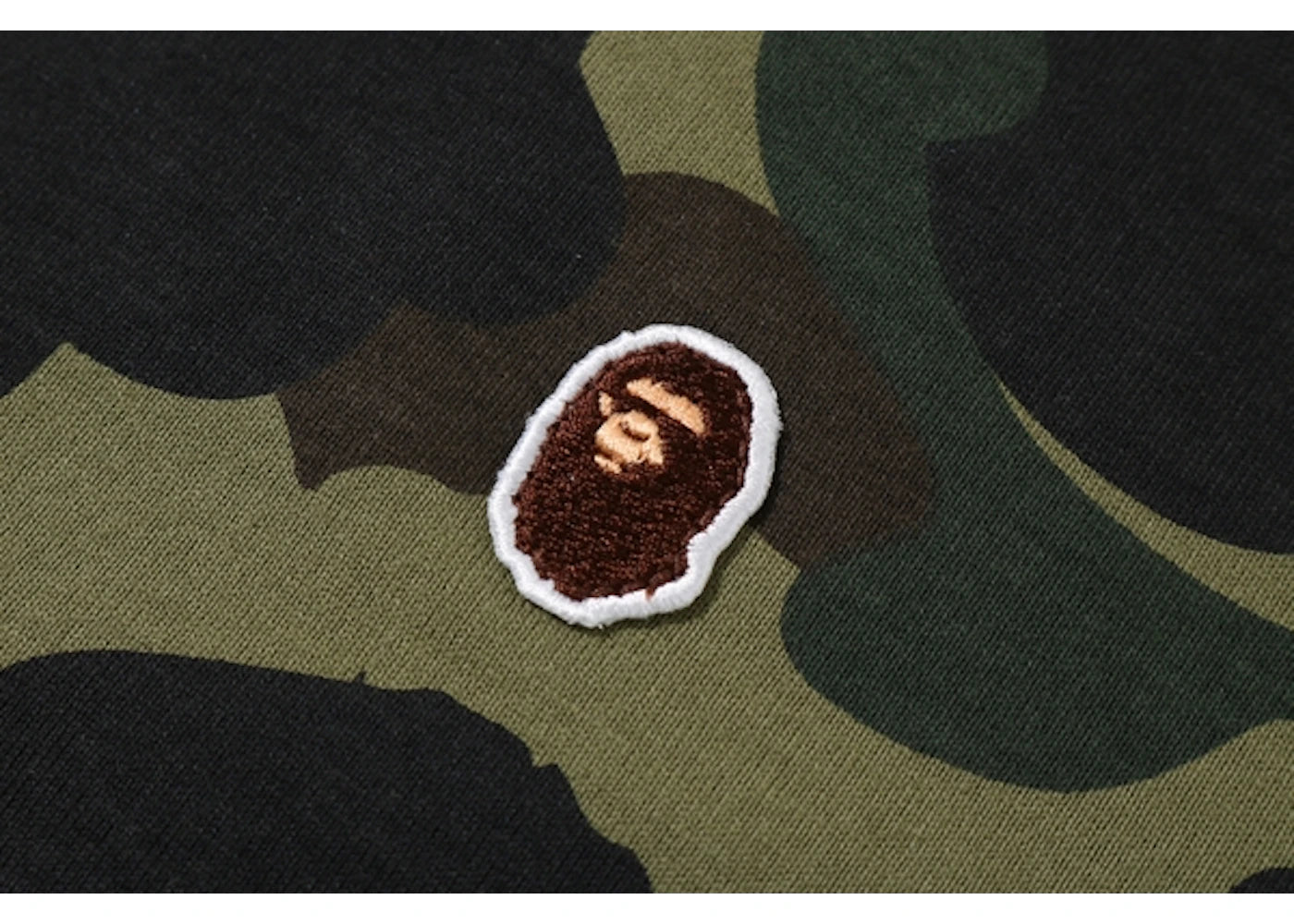 BAPE 1st Camo One Point Tee Green - vue secondaire B
