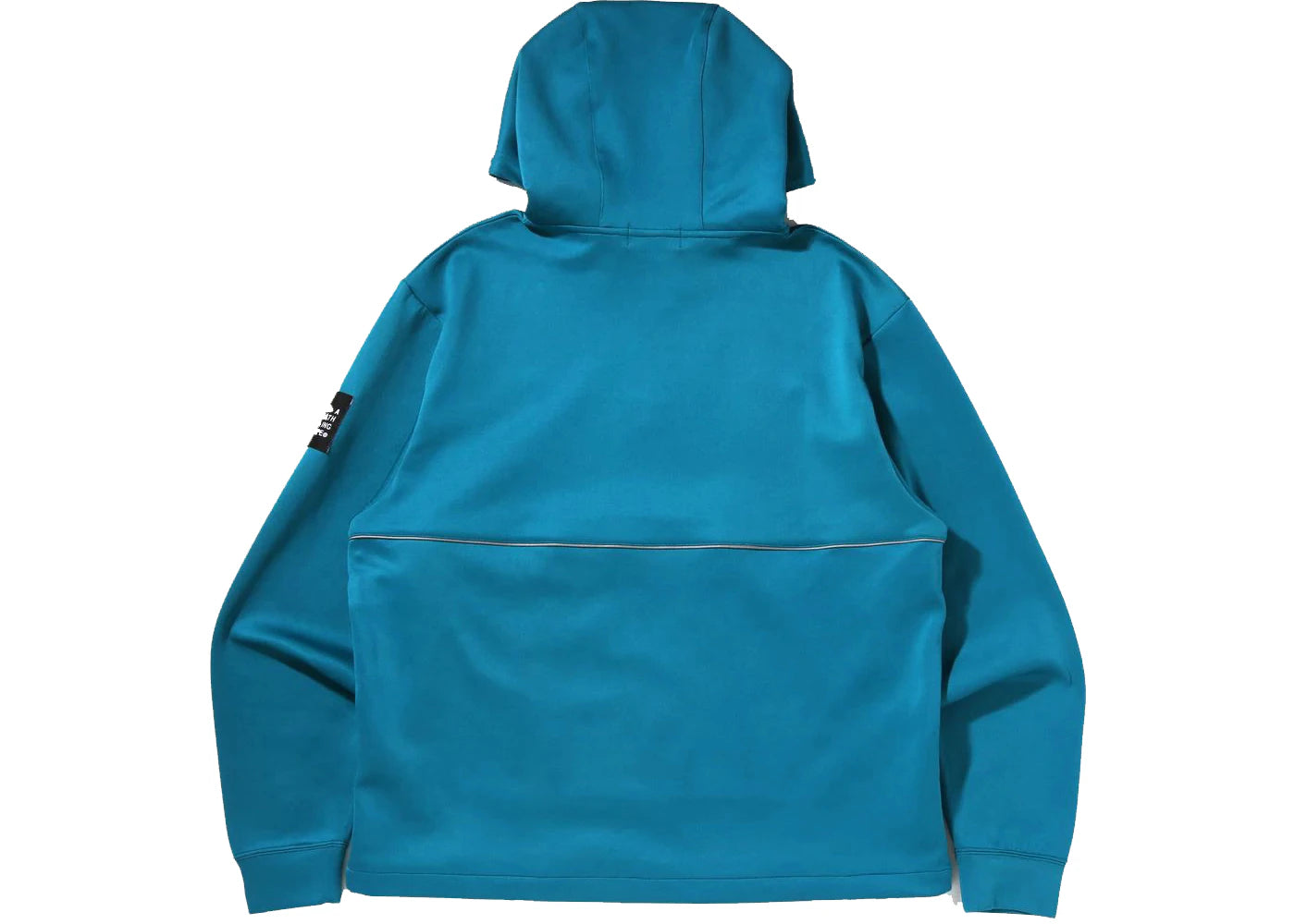 BAPE 1st Camo Pocket Relaxed Fit Double Knit Half Zip Hoodie Blue - vue secondaire B