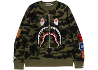 BAPE 1st Camo Shark Crewneck (SS25) Green