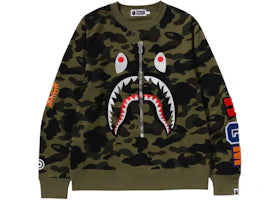 BAPE 1st Camo Shark Crewneck (SS25) Green
