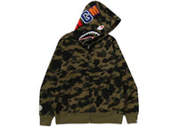 BAPE 1st Camo Shark Full Zip Jacket (FW26) Army Green