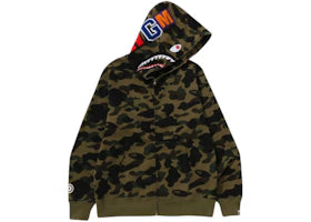 BAPE 1st Camo Shark Full Zip Jacket (FW26) Army Green