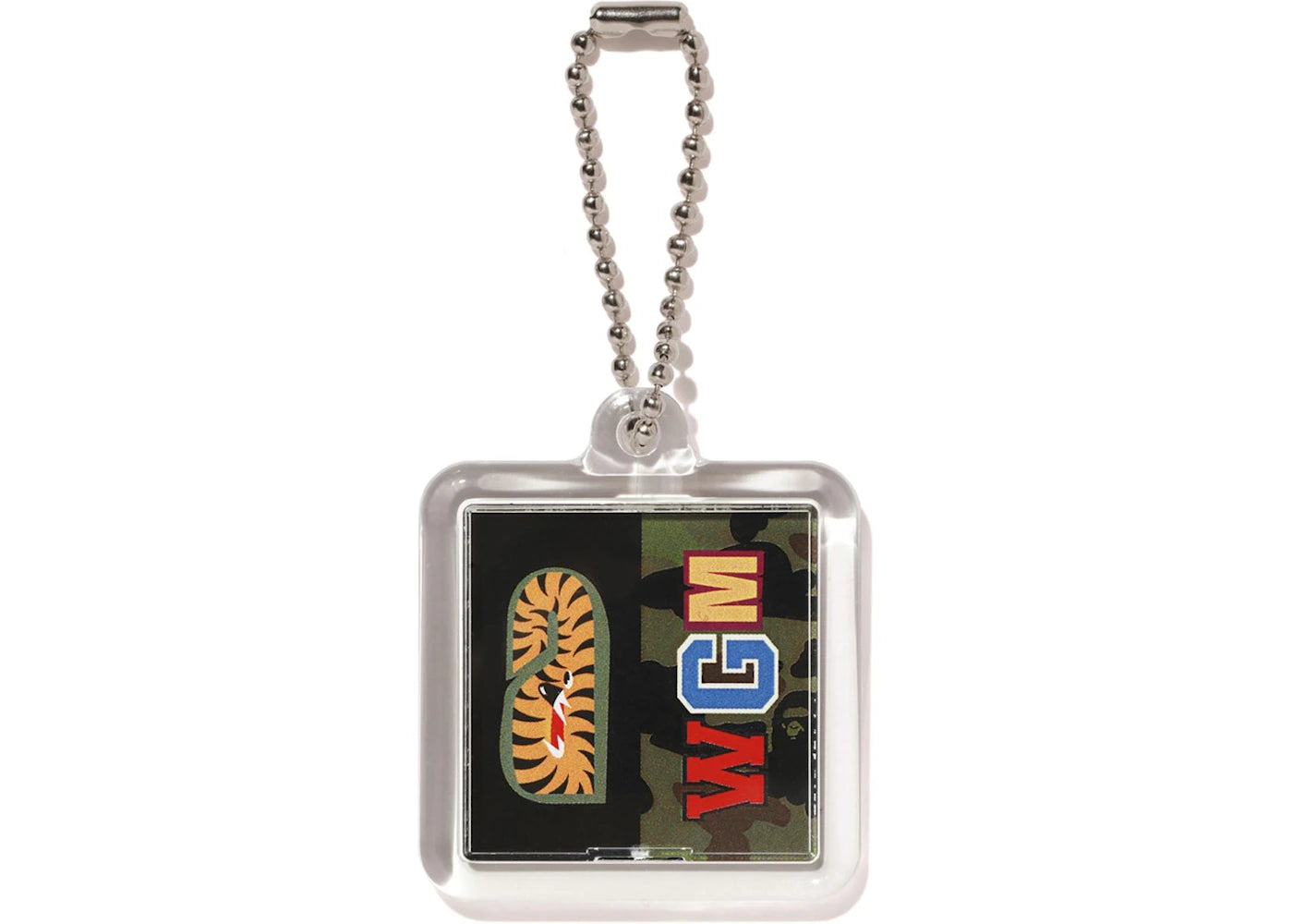 BAPE 1st Camo Shark Keychain Green - vue secondaire B