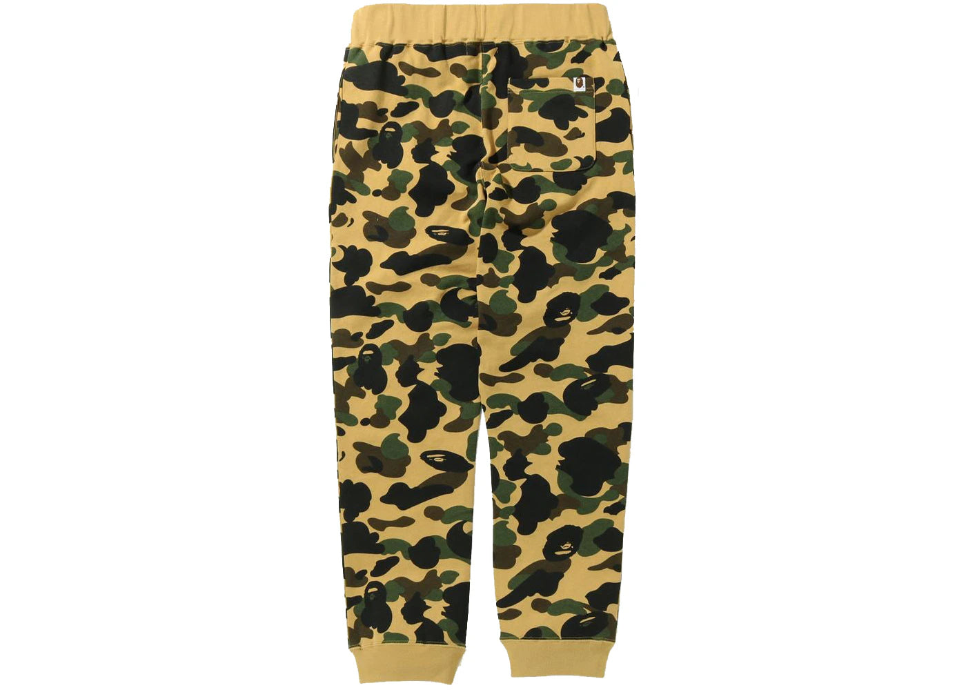 BAPE 1st Camo Shark Slim Sweat Pants (SS22) Yellow - vue secondaire A