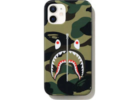 BAPE 1st Camo Shark iPhone 12 Mini Case Green - vue secondaire A