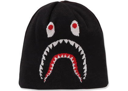 BAPE 2nd Shark Knit Cap (FW24) Black - product view 2