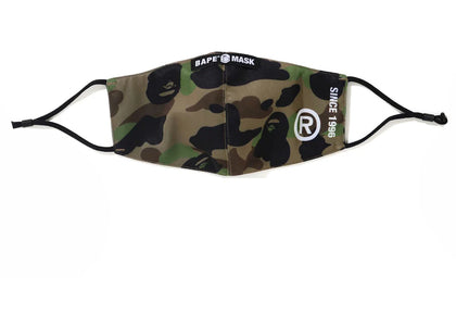 BAPE A Bathing Ape 1st Camo Print Mask Green - product view 2