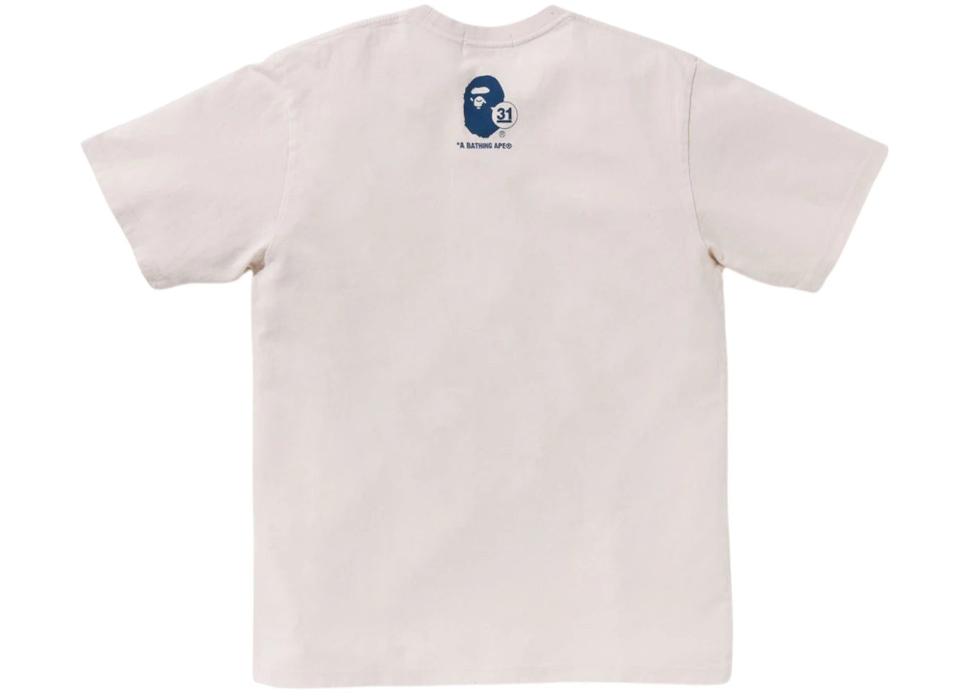 BAPE A Bathing Ape 31st Anniversary Ape Head Tee Ivory - vue secondaire B