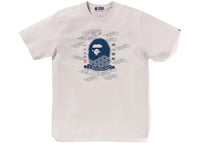 BAPE A Bathing Ape 31st Anniversary Ape Head Tee Ivory