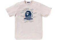 BAPE A Bathing Ape 31st Anniversary Ape Head Tee Ivory
