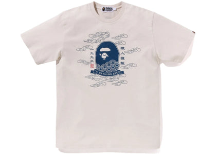 BAPE A Bathing Ape 31st Anniversary Ape Head Tee Ivory - product view 2
