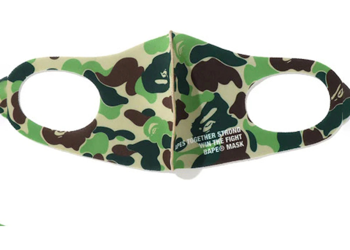 BAPE A Bathing Ape ABC Camo Mask (3 Pack) Multicolor - vue secondaire B