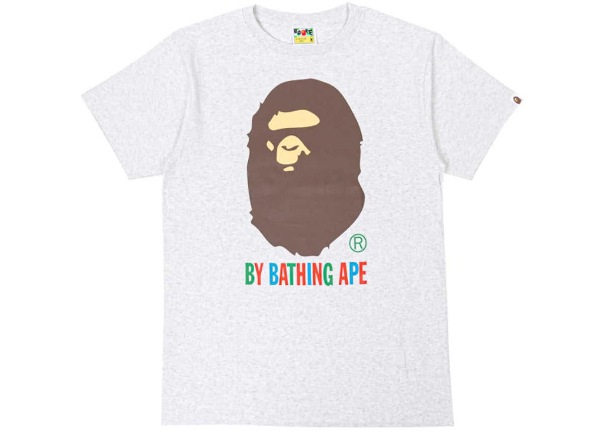 BAPE A Bathing Ape Colors by Bathing Ape Tee Gray - vue secondaire A