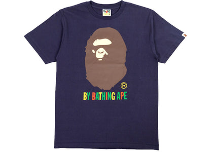BAPE A Bathing Ape Colors by Bathing Ape Tee Navy - product view 2