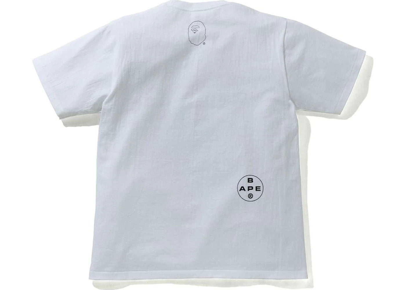 BAPE A Bathing Ape Ghorst 2 Relaxed Fit Tee White - vue secondaire B