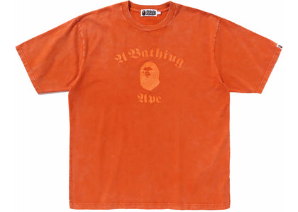 BAPE A Bathing Ape Overdye Relaxed Fit Tee Orange - product view 2