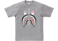 BAPE A Bathing Ape Shark Tee Gray