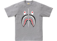 BAPE A Bathing Ape Shark Tee Gray