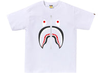 BAPE A Bathing Ape Shark Tee White