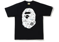 BAPE A Bathing Ape Space Camo Big Ape Head Tee Black