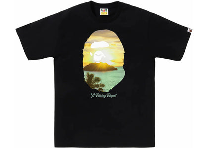 BAPE A Rising Bape Photo Tee Black - authentic BAPE product