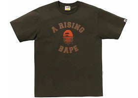 BAPE A Rising Bape Tee Olivedrab