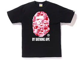 BAPE ABC By Bathing Tee Black/Pink - vue 360