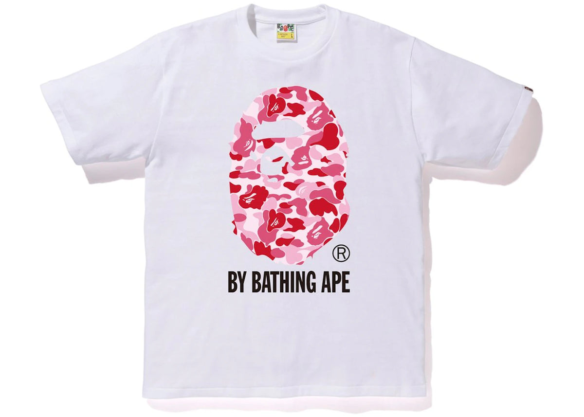 BAPE ABC By Bathing Tee White/Pink - vue secondaire A