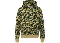 BAPE ABC Camo 2nd Ape Wide Pullover Hoodie Green