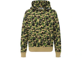BAPE ABC Camo 2nd Ape Wide Pullover Hoodie Green